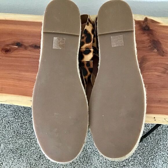 Madewell The Malia Espadrille Leopard Sandal NEW - Picture 9 of 10
